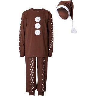 Christmas Kids Gingerbread Costume Brown 98/104 cm    98/104 cm  Unisex