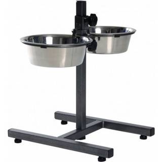 Hundebar incl.skåle 2x1,8l justerbar, lille