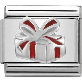 Nomination SilverShine Christmas Present Charm - Stainless Steel