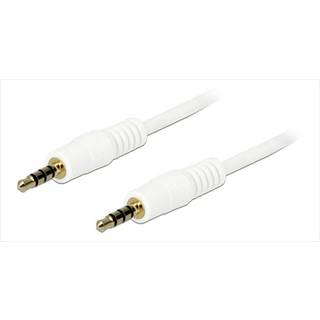 Slimline 4 Polet TRRS Minijack kabel - Hvid - 3 m