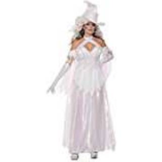 Forum Women's Crystal Magick Witch Dress With Hat White Std