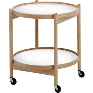 Brdr. Krüger Bølling bakkebord 50 cm. - eg ubehandlet, Bakke 1: Ubehandlet eg / Bakke 2: Ubehandlet eg