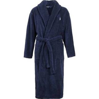 Polo Ralph Lauren Herren Bademantel blau Baumwolle & Mix unifarben