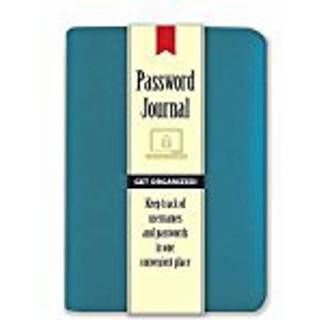 Password Journal: Caribbean Blue