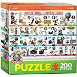 Eurografik store opfindelser Jigsaw Puzzle (200-stykke)