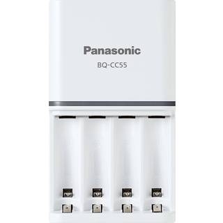 Panasonic eneloop hurtig lader til 4 stk. AA/AAA batterier BQ-CC55E