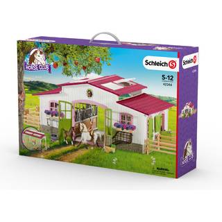 Schleich Horse Club ridecenter - legesæt med hest, føl og rytter 42344