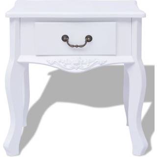 sengebord MDF hvid