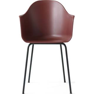 Audo Copenhagen - Harbour Dining Chair, Sorte stål ben og Kaki skal