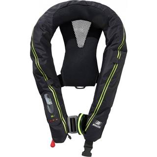 Oppustelig redningsvest Baltic Legend 165N Sele, automatisk, sort + kulsyrepatron 33 gram, 40 - 120 kg