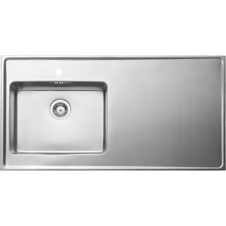 Intra Juvel QUBE køkkenbord 1200x600mm vask tv blank