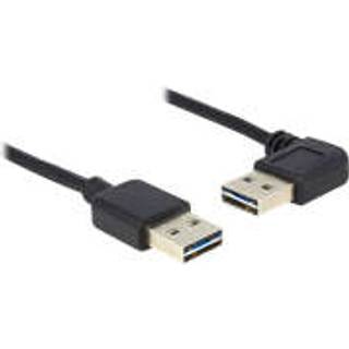 Delock Easy USB 2.0 kabel - USB-A / USB-A - Vinklet - 1 m