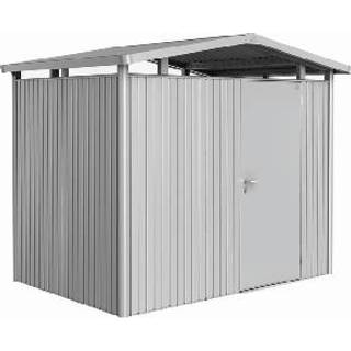 Biohort Panorama redskabsrum P2 m/enkelt dør - Mørkegrå Metallic