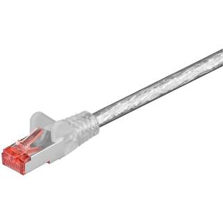 MICROCONNECT S/FTP CAT6 0.25m Transperant