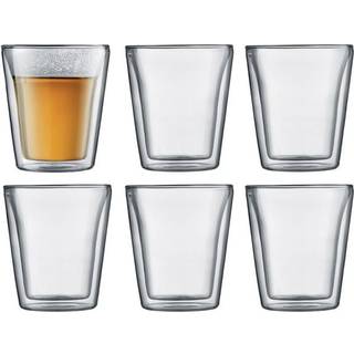 CANTEEN Dobbeltvægget glas, 6 stk. - 0,2 l