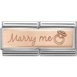 Nomination Rose Gold Marry Me Double Charm