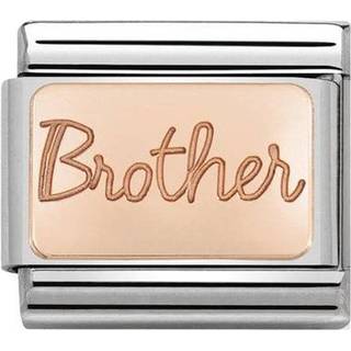 Nomination Rose Gold Brother Charm