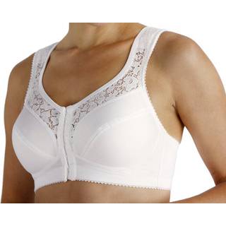 Cotton Lace BH med frontlukning