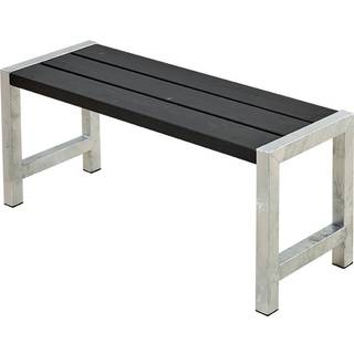 Plus Café Plankebænk, L 127 cm, Sort