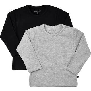 Minymo 2 Pak Basic Bluser - grey/black- 193