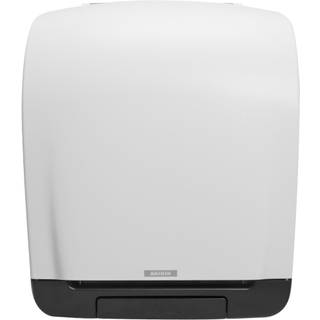 Dispenser, Katrin, til midi håndklæderuller, hvid, 26,30 cm x