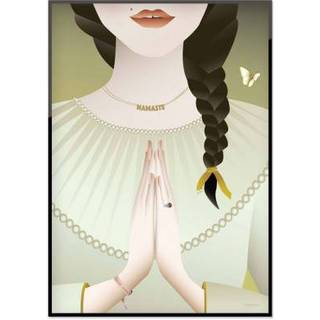 Tilbud: Spar 60% - Namaste - Plakat 15x21 cm fra ViSSEVASSE