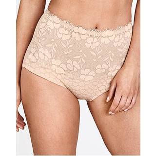 Miss Mary Jacquard And Lace Girdle - Beige - 56