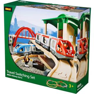 BRIO 33512 Togbane med Batteridrevet Sporskifte