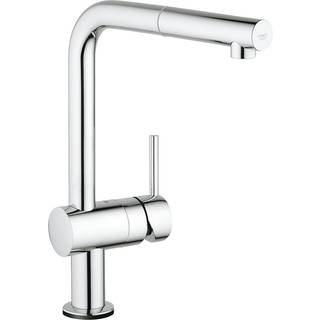 Grohe minta touch køk. L-tud-S elektro. Køkken L-tud med udtræk supersteel