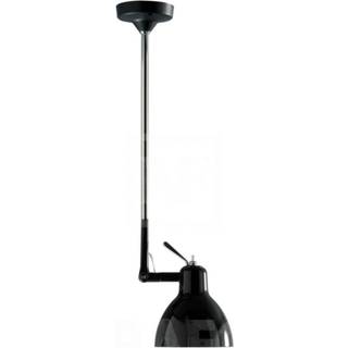 Luxy H1 Væg- og Loftlampe Mat Sort/Blank Hvid Skærm - Rotaliana