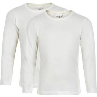 Minymo Pige Langærmet t-shirt - White - 98