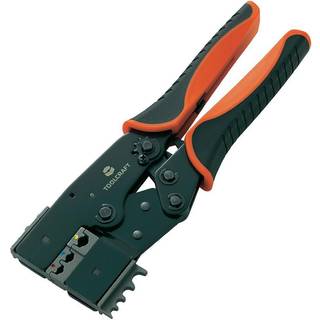 TOOLCRAFT 2-i-1 818644 Krympetang Isolerede fladstik,