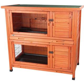 Trixie natura small animal hutch 2 storeys 116 × 111 × 65 cm brown