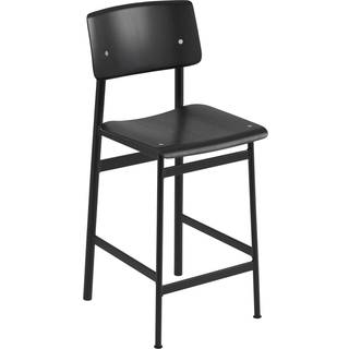 Muuto Loft Barstol Eg/Støvet Grøn H98,5