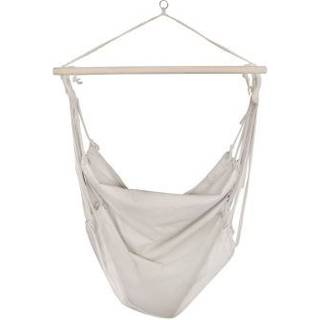 Hængekøjestol Stort Stof Cremehvid - Cremefarvet
