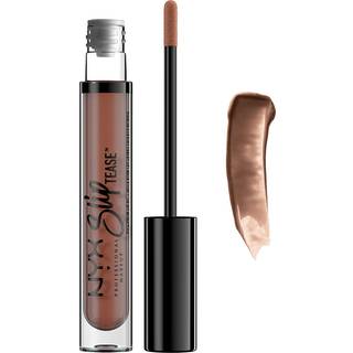 NYX Professional Makeup Slip Drille fuld farve Lip Oil Liquid Lipstick - Beyond Basic (Medium Nude)