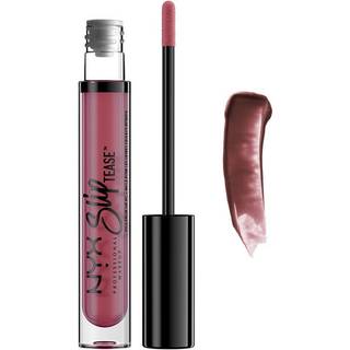 NYX Professional Makeup Slip Drille Fuld farve Lip Oil Liquid Lipstick - Bang Bang (d?mpet dyb blomme)