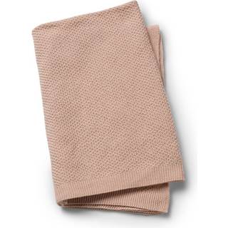 Elodie Moss-Knitted Blanket - Powder Pink One Size    One Size  Unisex