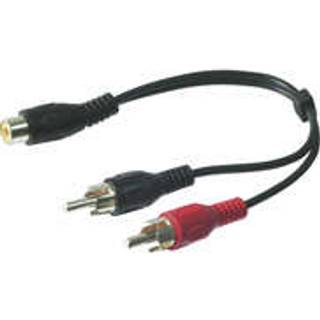 Adapter til subwoofer 2x hanstik