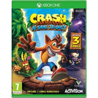 Crash Bandicoot N. Sane Trilogy - fuldt remasteret HD-samling til Xbox One: 3 spil, 100+ niveauer