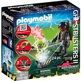PLAYMOBIL 9349 Ghostbusters II Winston Zeddemore Playmogram 3D-figur med app-tilknyttede spøgelsesprojektioner