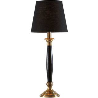 PR Home bordlampe Madison Mia Lin sort 55 cm stof/metal