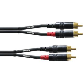 Cordial CFU 3 CC Audio Adapterkabel [2x Cinch-stik - 2x