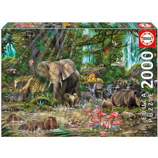 Educa Puslespil, African Jungle - 2000 brikker