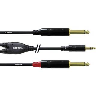 Cordial CFY1,5WPP Audio Adapterkabel [1x Jackstik 3,5