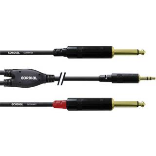 Cordial Audio Adapterkabel [1x Jackstik 3,5 mm - 2x