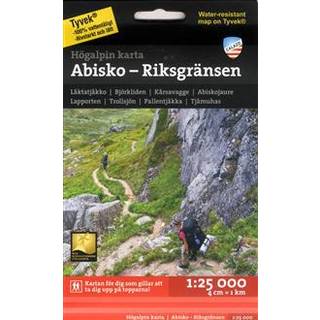Calazo förlag Högalpin Karta Abisko & Riksgränsen Nocolour, OneSize