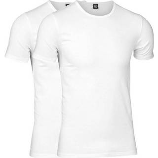 2-pak t-shirt o-hals | bomuld | hvid