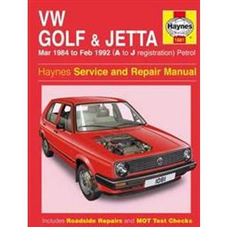 VW Golf & Jetta Mk 2 Petrol (Mar 84 - Feb 92) Haynes Repair Manual