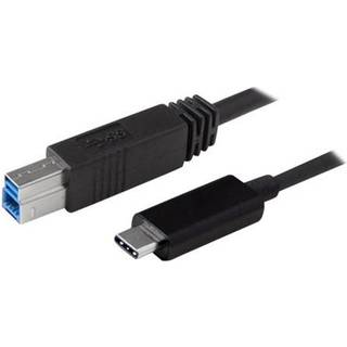 StarTech.com USB31CB1M USB-kabel USB 3.2 Gen 2 (3.1 Gen 2) 1 m USB C USB B Sort